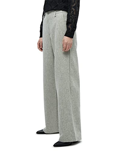 Minus Damen Linara Wool Pants Grau 40 von Minus