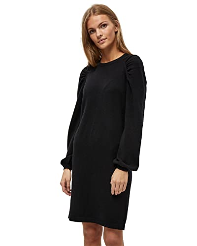 Minus Damen Lupi Strickkleid, 100 Black, M von Minus