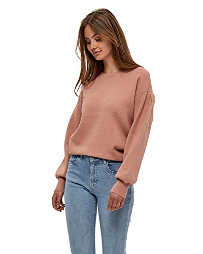 Minus Lupi Runden Hals Lang Ärmel Strickpullover | Pullover Damen In Rot | Frühling Pulli Damen | Größe Xl von Minus