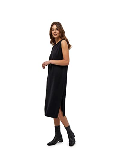 Minus Damen Lupi Strickschlupfkleid, 100 Black, XXL von Minus