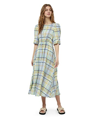 Minus Damen Luretta Midi-Kleid 1 Midikleid, 6075P Mango Sorbet Print, 36 von Minus
