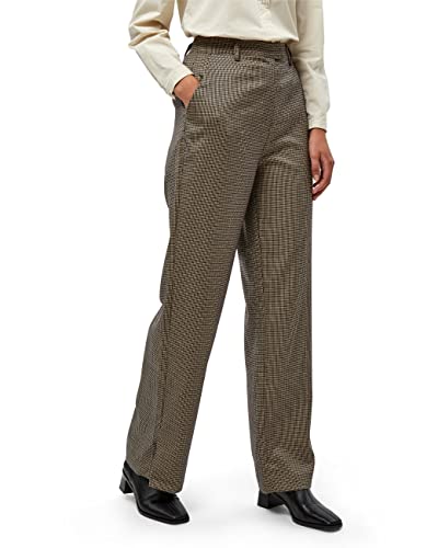 Minus ,Women's ,Luvia Pants, 9337 mixed houndstooth ,10 von Minus