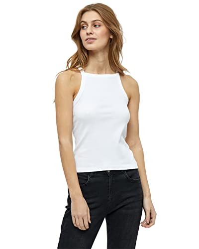 Minus Damen Maluna GOTS Rib Top, 200 White, XS von Minus