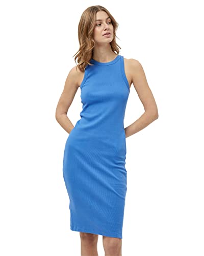 Minus Damen Maluna Midikleid GOTS Midi-Kleid, 1530 Regatta Blue, L von Minus