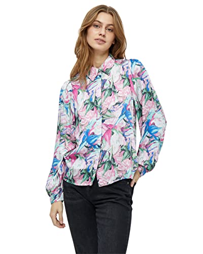 Minus Damen Mercy Shirt 4 Hemd, 7211P Super Pink Print, 44 von Minus