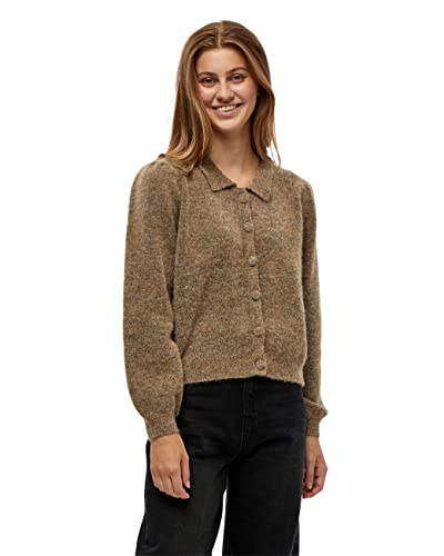 Minus ,Women's ,Mille knit cardigan, 354 Nomad sand melange ,M von Minus