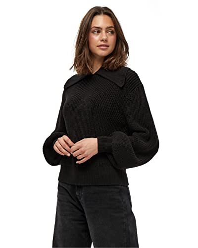 Minus Damen Milu Strickpullover, 100 Black, XS von Minus