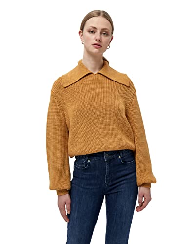 Minus Damen Milu Strickpullover, 255 Mineral yellow melange, M von Minus