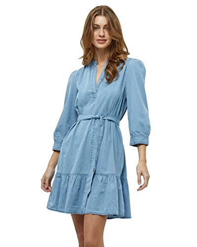 Minus Damen Mirell Kurzes Kleid, 001 Light Denim, 44 von Minus