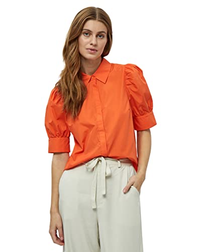 Minus Damen Molia Shirt Hemd, 6070 Orange Peel, 40 von Minus