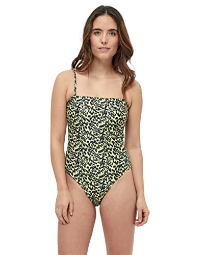 Minus Damen Venia Badeanzug, 6023P Yellow Leo PR, XL von Minus