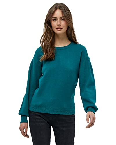 Minus Lupi Runden Hals Lang Ärmel Strickpullover | Pullover Damen In Grün | Frühling Pulli Damen | Größe Xxl von Minus