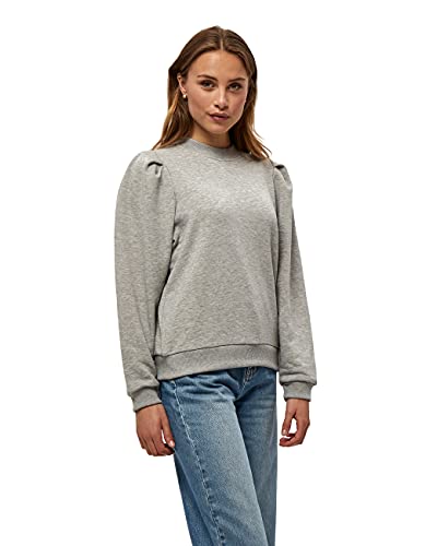 Minus Mika Rund Halsausschnitt Lang Ärmel Schwitz Pulli | Pullover Damen In Grau | Herbst Pulli Damen | Größe Xl von Minus