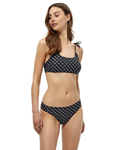 Minus Women's Nabina Bikini Top, Black Logo Print, M von Minus