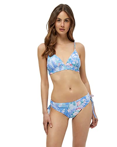 Minus Women's Sabira Bikini Bottom, Blue Bell Print, XL von Minus