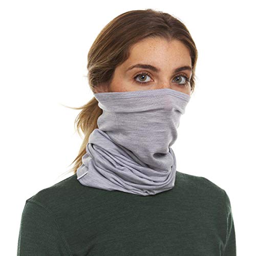 Minus33 Merino Wool Micro Weight Woolverino Multiclava – Multifunktionale Kopfbedeckung – UV-Schutz – Wander-Halstuch, Jagd-Sturmhaube – Aschgrau Minus33 Merino Wool Micro Weight Woolverino Multiclava – Multifunktionale Kopfbedeckung – UV-Schutz – Wander-Halstuch, Jagd-Sturmhaube – Aschgrau von Minus33 Merino Wool
