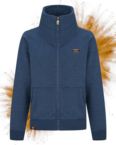 Minute Premium Zipper Sweatjacke Herren - Übergangsjacke mit hoch schließendem Reißverschluss, Sweatjacke, Essentials Zip Hoodie Winterjacke Ideal als Männer Geschenk für Jede Jahreszeit (M BRT NVY) von Minute