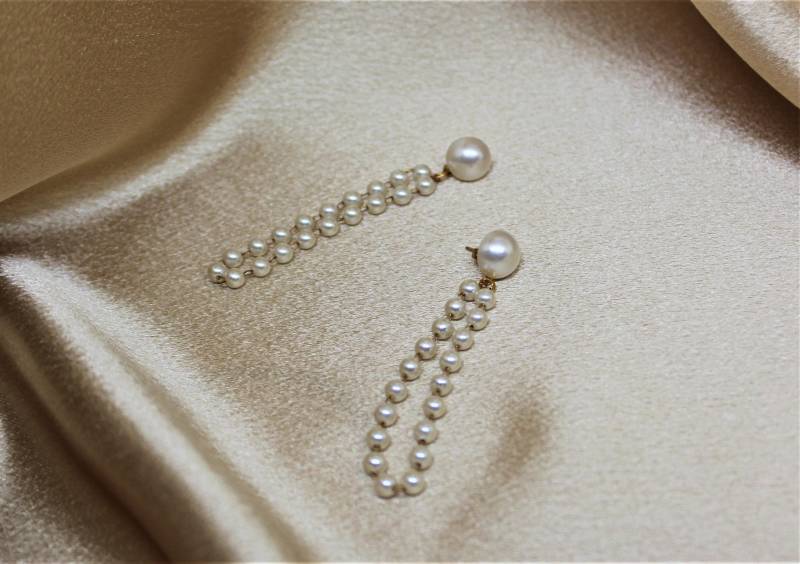 Majori Ohrring, Perle Ohrhänger, Zierliche Perlenohrring, Elegante Ohrringe, Ohrringe Für Formelle Anlässe Majori Ohrring, Perle Ohrhänger, Zierliche Perlenohrring, Elegante Ohrringe, Ohrringe Für Formelle Anlässe von MinutiaeDesign