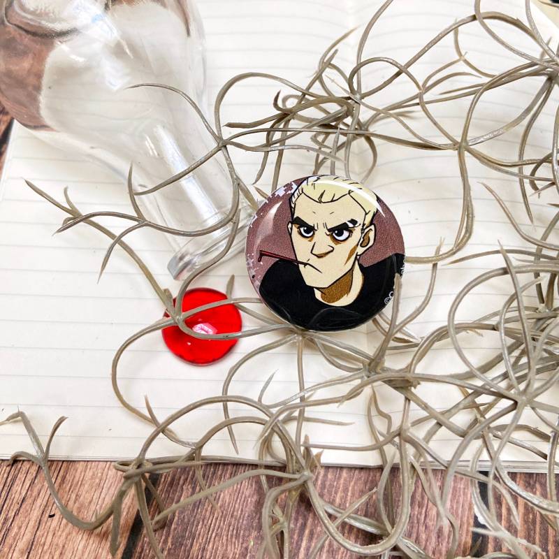 Verschrobener Vampir | A Spike Appreciation 1" Button von MinxThings