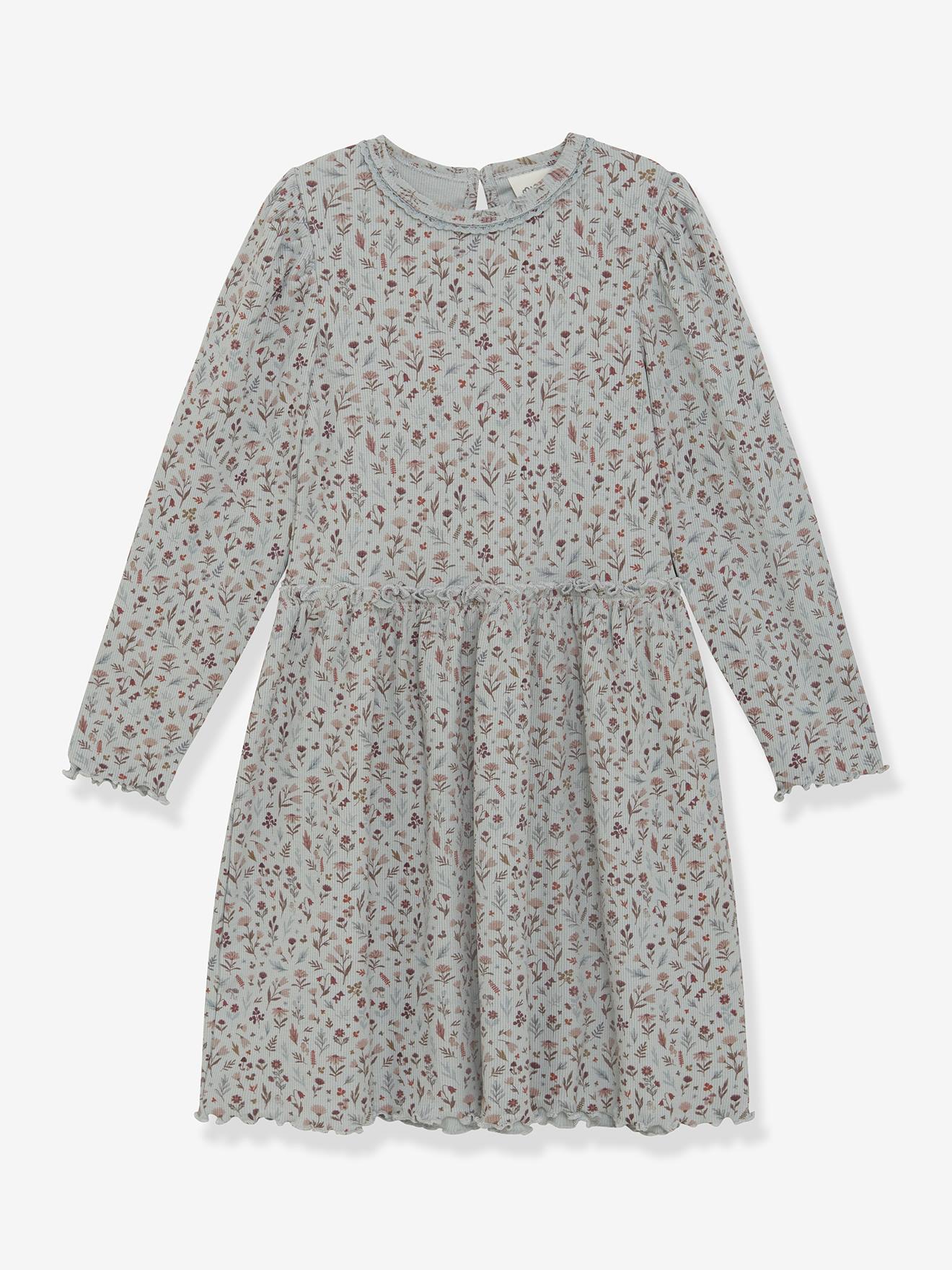 Kleid aus Rippenjersey mit Puffärmeln Mädchen MINYMO von Minymo