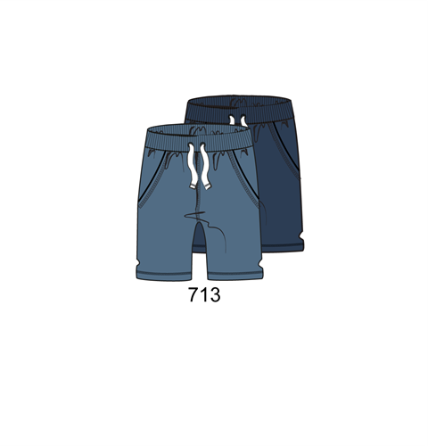 Minymo 2Pack Shorts Junge blau von Minymo