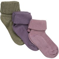 Minymo Babysocken 3er Pack Orchid Haze von Minymo