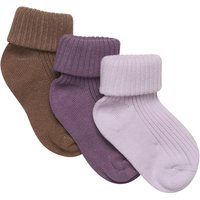 Minymo Babysocken 3er Pack Very Grape von Minymo