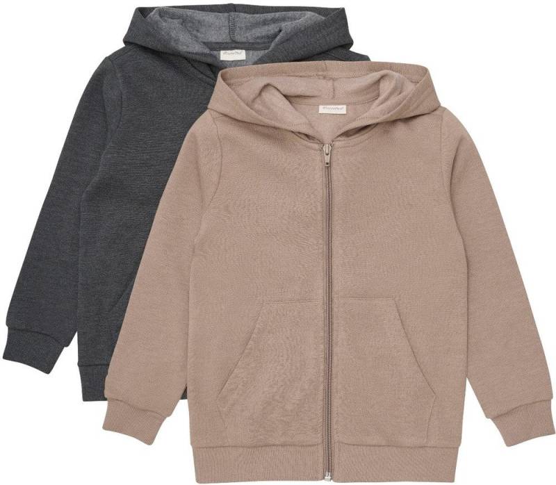 Minymo Sweatjacke Sweat Jacket with Hood (2-Pack) von Minymo