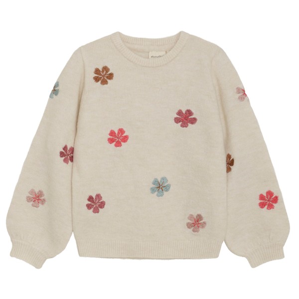 Minymo - Girl's Pullover Knit - Pullover Gr 128 beige von Minymo