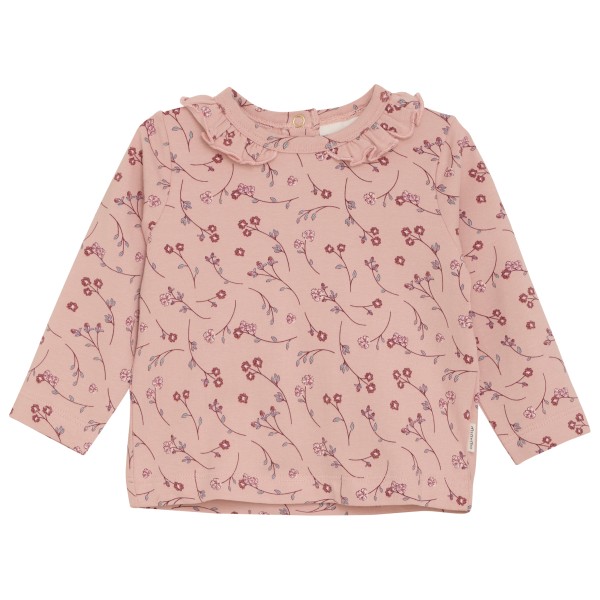 Minymo - Girl's T-Shirt L/S AOP - Longsleeve Gr 62 rosa von Minymo