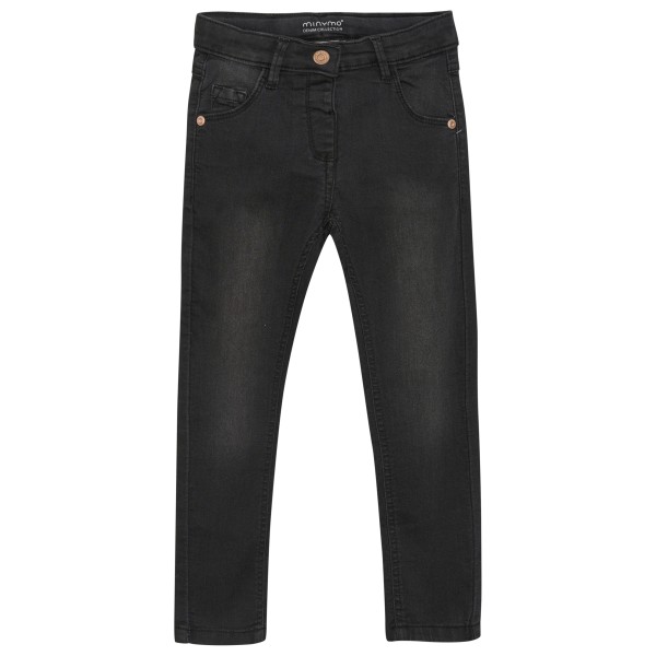 Minymo - Kid's Jeans Stretch Slim Fit Girls - Jeans Gr 104 schwarz von Minymo