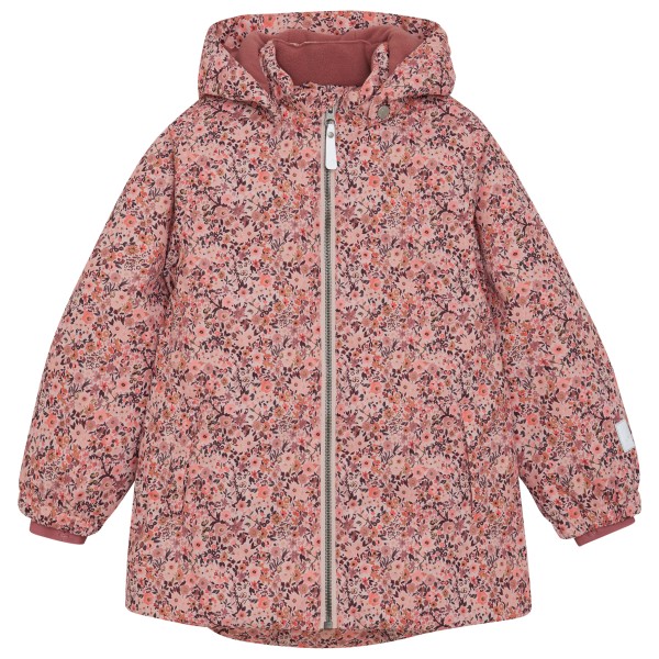 Minymo - Kid's Long Snow Jacket AOP - Winterjacke Gr 104 rosa von Minymo