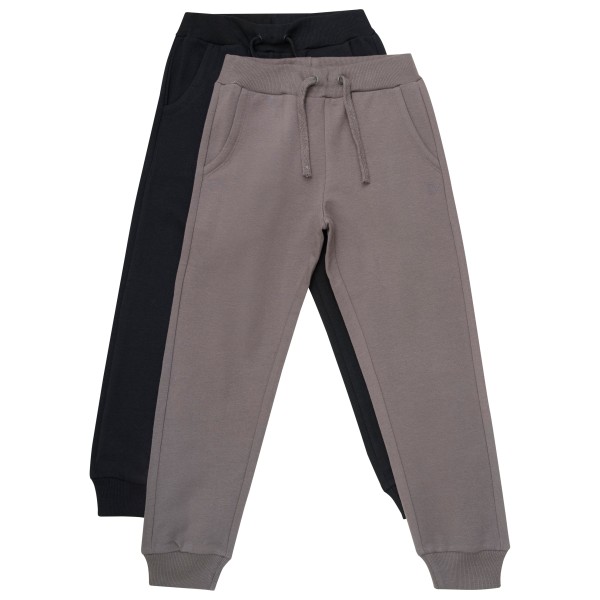 Minymo - Kid's Pants Sweat 2-Pack - Trainingshose Gr 122 grau von Minymo