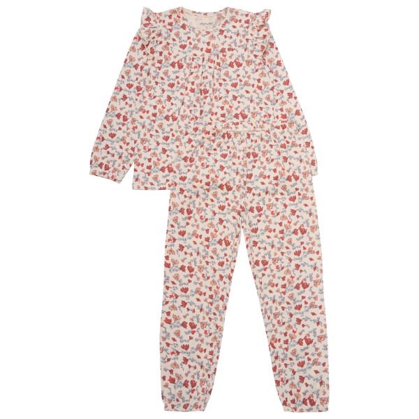 Minymo - Kid's Pyjamas L/S Set AOP No. 124068 - Schlafanzug Gr 134 rosa von Minymo
