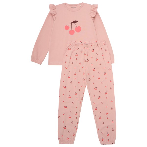 Minymo - Kid's Pyjamas L/S Set AOP No. 124072 - Schlafanzug Gr 110 rosa von Minymo