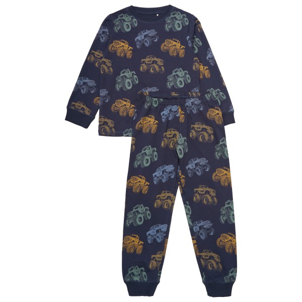 Minymo - Kid's Pyjamas L/S Set AOP No. 134063 - Schlafanzug Gr 122 blau von Minymo