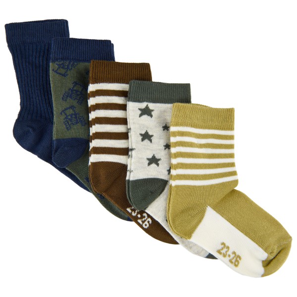 Minymo - Kid's Sock with Pattern 5-Pack - Multifunktionssocken Gr 15-18 bunt Minymo - Kid's Sock with Pattern 5-Pack - Multifunktionssocken Gr 15-18 bunt von Minymo