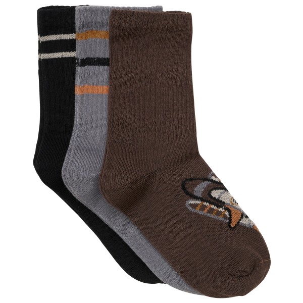 Minymo - Kid's Socks No. 134061 3-Pack - Multifunktionssocken Gr 27-30 braun von Minymo