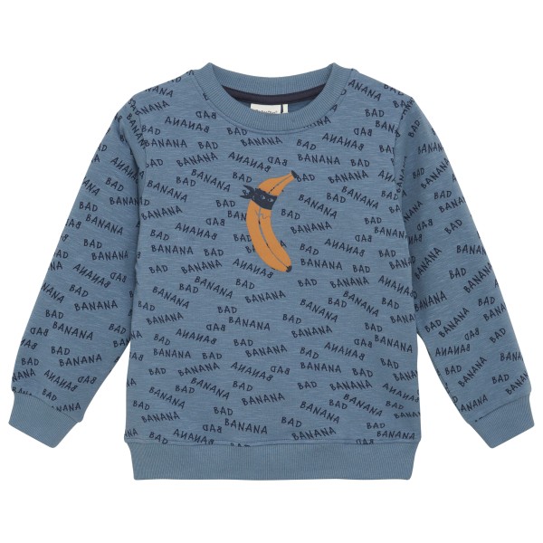 Minymo - Kid's Sweatshirt L/S AOP - Pullover Gr 104 grau von Minymo