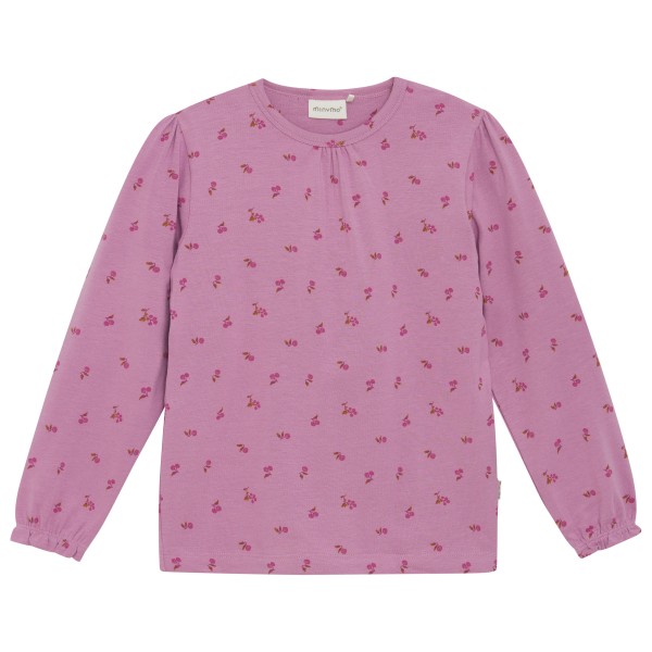 Minymo - Kid's T-Shirt L/S AOP Modal - Longsleeve Gr 134 rosa von Minymo