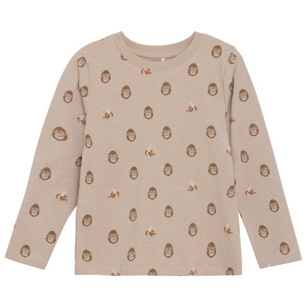 Minymo - Kid's T-Shirt L/S AOP No. 134004 - Longsleeve Gr 104 beige von Minymo