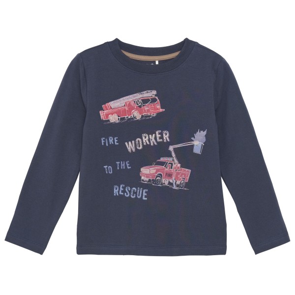 Minymo - Kid's T-Shirt L/S - Longsleeve Gr 92 blau von Minymo