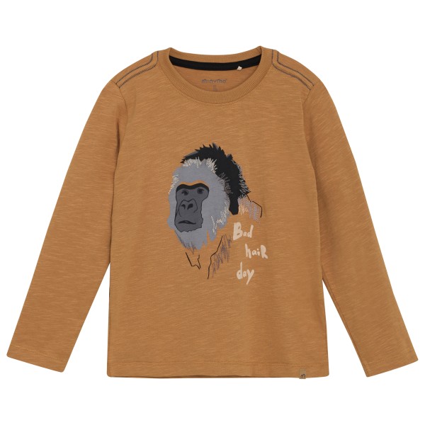 Minymo - Kid's T-Shirt L/S No. 134032 - Longsleeve Gr 116 braun von Minymo