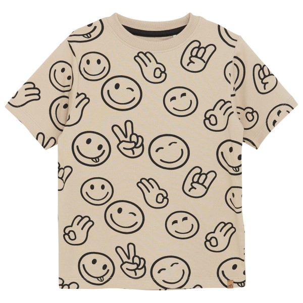 Minymo - Kid's T-Shirt S/S AOP - T-Shirt Gr 104 beige von Minymo