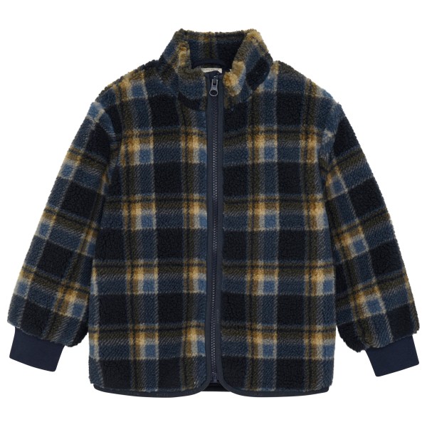 Minymo - Kid's Teddy Jacket AOP with Lining - Fleecejacke Gr 104 schwarz von Minymo