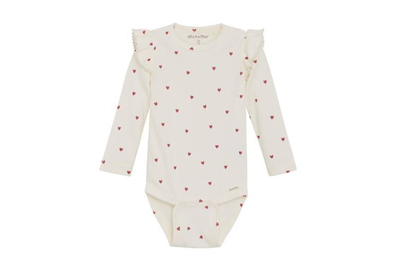 Minymo Langarmbody Herzchen von Minymo
