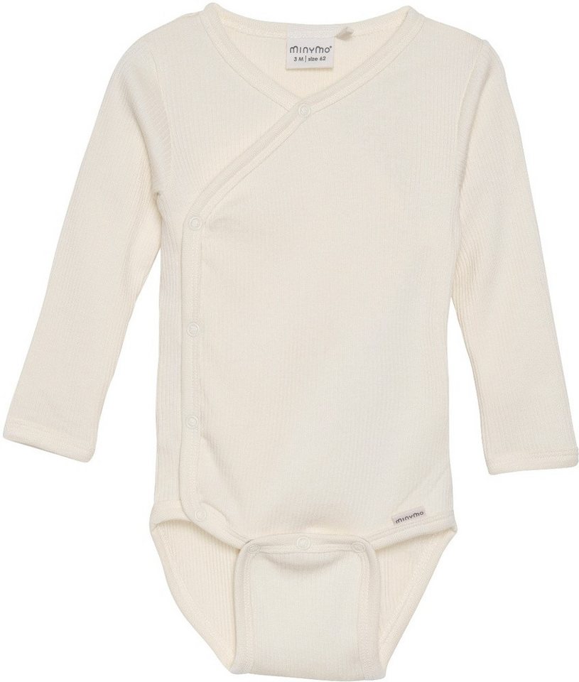 Minymo Langarmbody Wrap Body LS Rib von Minymo