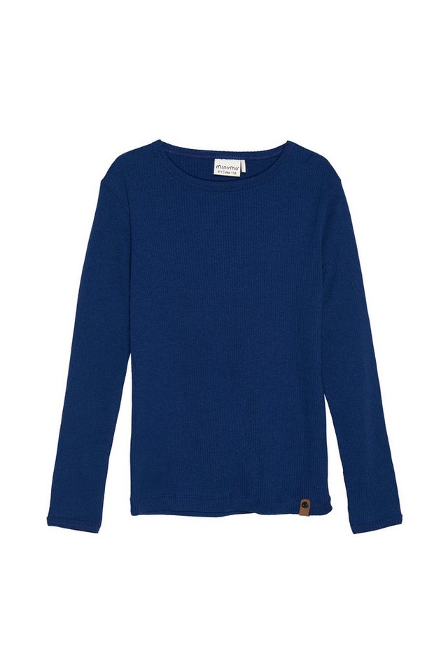 Minymo Langarmshirt MIT-shirt LS Rib - 133232 Langarmshirt mit Strick-Optik von Minymo