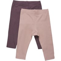 Minymo Leggings 2er Pack Misty Rose von Minymo