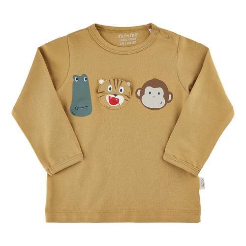 Minymo Longsleeve braun Antelope Sommer von Minymo